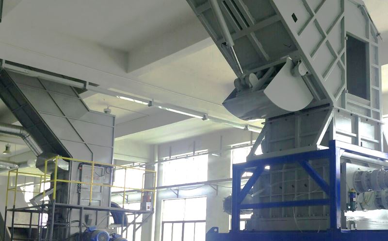 四軸破碎機(jī)應(yīng)用生產(chǎn)線